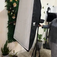 ست کامل نورپردازی آتلیه‌ای حرفه‌ای  در حد نو|دوربین عکاسی و فیلم‌برداری|ماکو, |دیوار