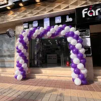 بادکنک آرایی متری ۲۸۰ دکور تولد و اجاره وسایل تولد|خدمات پذیرایی، مراسم|رشت, معلم|دیوار