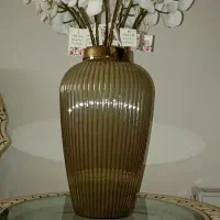 دو عدد گلدان و هر کدام ۱۱شاخه گل ارکیده|گل مصنوعی|شاندیز, |دیوار