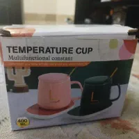 ماگ حرارتی لاکی رنگ مشکی براق