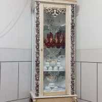 پرده و آینه شمعدان