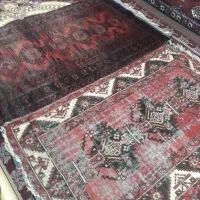 ۲عددقالیچه دستباف ۱۰۰ساله