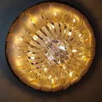 لوستر سقفی 90در90دارای چراغ رنگی