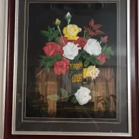 تابلو دیواری گل