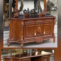 کنسول لوکس چوبی|بوفه، ویترین، کنسول|تبریز, |دیوار