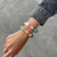دستبند میناکاری زنانه زیبا