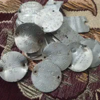 پلاک نقره قدمت ۱۰۰صدسال به بالا