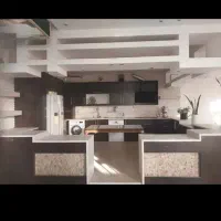 تمام ام دی اف با هود سینک ابچکان در حد نو|مصالح و تجهیزات ساختمان|یزد, |دیوار