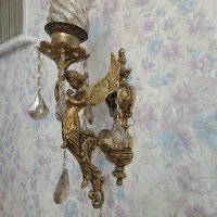 دیوار کوب فرشته برنز