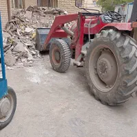 حمل نخاله ساختمانی تراکتور خاور خاکبرداری خاک چاه