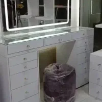 تولید انواع میز آرایش و آینه|جاکفشی، کمد، دراور|کرج, کرج نو|دیوار