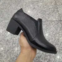 کفش محسن زنانه تمام چرم طبیعی زیره ترمو کد۳۹۳