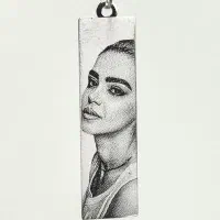 گردنبند نقره با حک چهره سفارشی
