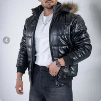 کاپشن چرم مارک پولو