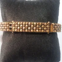 دستبند طرح نگین فوق‌العاده لاکچری و زیبا