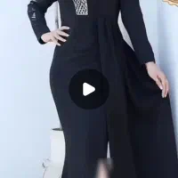 لباس مجلسی مخمل مشکی