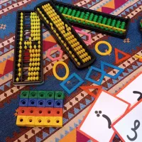 چینه، چوب خط، چرتکه، کارت حروف