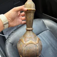 تنگ تزئینی قلمزنی برنجی کلکسیونی
