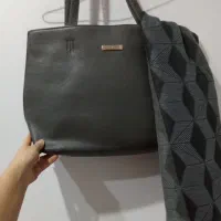 روسری پشمی. کیف طوسی . و لباسهای فانتزی