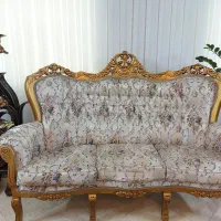 مبل استیل(سلطنتی) همراه با ساعت ایستاده|مبلمان خانگی و میز عسلی|آمل, |دیوار