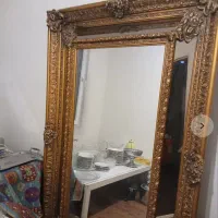 آینه قدی منبت سالم و نو