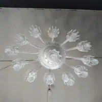 لوستر لاینر ۱۲ شاخه باکارات بلوری|لوستر و چراغ آویز|تهران, بهارستان|دیوار