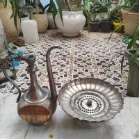 آفتابه لگن دستشور اتیقه|کلکسیون اشیاء عتیقه|یزد, |دیوار