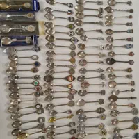 قاشق آنتیک قدیمی سیلورپلیت نقره انگلیسی تعداد|کلکسیون اشیاء عتیقه|تهران, فلسطین (میدان انقلاب)|دیوار