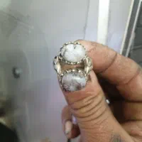 انگشتری دوقلوی نقره بانگین شجر