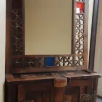 میز و کنسول(جا کفشی ) و جا کلیدی سنتی طرح گره چینی