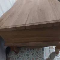 جلو مبلی رنگ گردویی و سبز|مبلمان خانگی و میز عسلی|محمدشهر, محمدشهر|دیوار