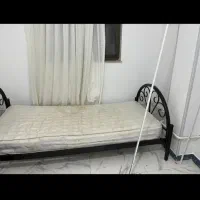 تخت فلزی تک نفره