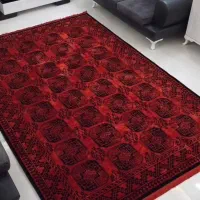 قالی طرح دست بافت