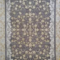 یک تخته فرش طوسی رنگ طلا کوب جدید1200شانه|فرش|بهارستان, |دیوار