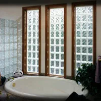 بلوک شیشه ای تزئینی|مصالح و تجهیزات ساختمان|رشت, فرودگاه سردار جنگل رشت|دیوار