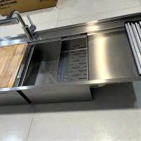 سینک باکسی مدرن بهمراه اکسسوری درب کارخانه