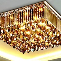 انواع لوستر کریستالی مدل بیضی و ...|لوستر و چراغ آویز|قم, نیروگاه|دیوار