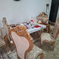 مبل استیل همراه با ناهارخوری