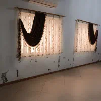 ۳عددپرده پذیرایی با والان با ۶عددپرده اتاق خواب|پرده، رانر، رومیزی|رویان, |دیوار