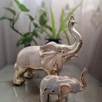 مجسمه فیل طلایی تزئینی