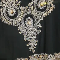 پیراهن مجلسی سایز50 جنس ریون،حریر کرپ