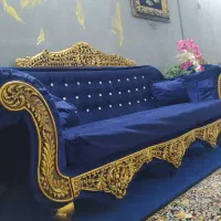 مبل مخمل کاملاً سالم ۷نفره|مبلمان خانگی و میز عسلی|مشهد, اروند|دیوار