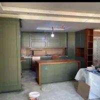 کابینت وجارختخوابیmff چوب|کتابخانه، شلف، قفسههای دیواری|گلبهار, شهر جدید گلبهار|دیوار