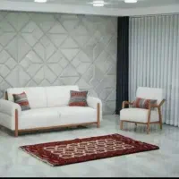 مبلمان راحتی 100٪چوب راش جدیدترین مدل (۲سال ضمانت)|مبلمان خانگی و میز عسلی|تهران, خلازیر|دیوار