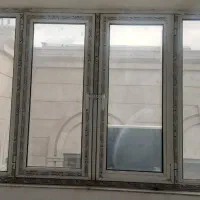 5عدد پنجره  دو جداره آلومینیومی با شیشه در حد نو