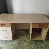 میز 3 کشو چوبی