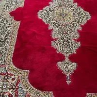 ۲ عدد فرش کرم مشکی و قرمز|فرش|گنبد کاووس, |دیوار