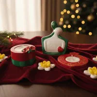 دکوری دست‌ساز و شمع فانتزی