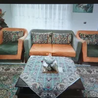 مبلمان نیم ست مبل دو نفره و دو تا تک نفره