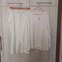 ست بلوز شلوارک زنانه بافت نو اتیکت دار سایز xxl